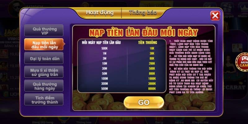 Nạp tiền 68 Game Bài bằng ví điện tử